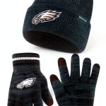 NFL Ultra Game Touch-Screen Friendly Beanie and Gloves Set-0