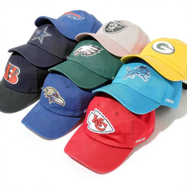 FOCO NFL Casual Cap for Men - Officially Licensed Baseball Hat with-5