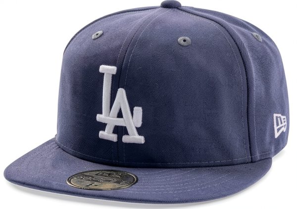 New Era Baseball Cap Men's Straight Visor Adjustable Fit Navy Blue-0