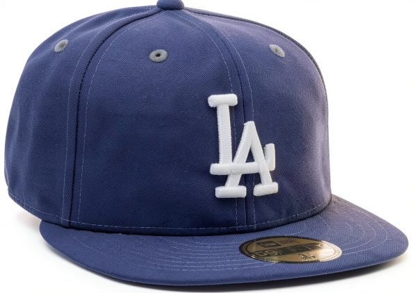 New Era Baseball Cap Men's Straight Visor Adjustable Fit Navy Blue-2