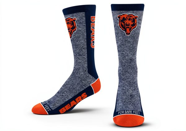 Chicago Bears Official NFL Socks by For Bare Feet-0