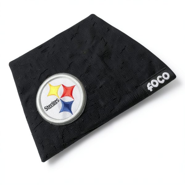 FOCO NFL Basic Primary Logo Skull Beanie Men's Acrylic Winter Hat-2