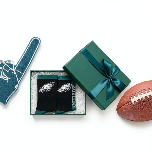 For Bare Feet Philadelphia Eagles Unisex Fan Socks MVP-164799 Brown-4
