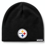 FOCO NFL Basic Primary Logo Skull Beanie Men's Acrylic Winter Hat-0