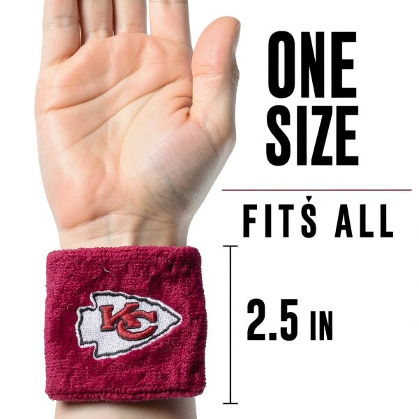 NFL Team Logo Wristbands for Kids - Official NFL Designs-1