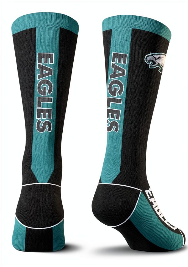 For Bare Feet Philadelphia Eagles Unisex Fan Socks MVP-164799 Brown-1
