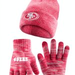 NFL Team Fan Gloves and Hat Set - Officially Licensed by NFL-0