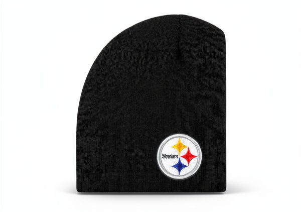 FOCO NFL Basic Primary Logo Skull Beanie Men's Acrylic Winter Hat-3