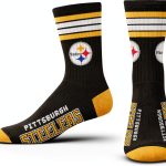 NFL Official Licensed Socks by For Bare Feet Model 504 Medium Large-0