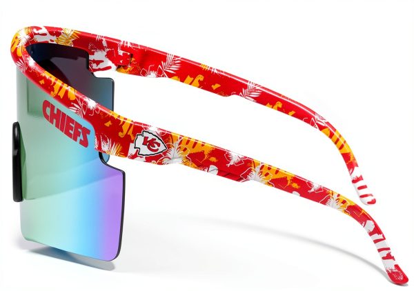 FOCO Team Shield Sunglasses - Sports Fan Gradient Lens-2