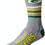 Green Bay Packers Official NFL Socks by For Bare Feet-0