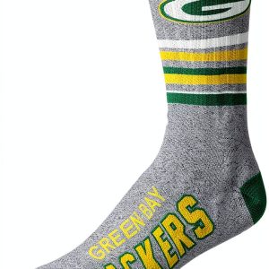 Green Bay Packers Official NFL Socks by For Bare Feet-0