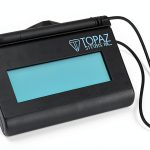 Topaz Signature Capture Pad 1x5 Backlit LCD USB Higher Speed Version-0