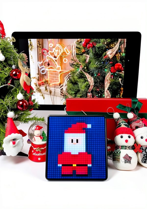 Divoom Pixoo Max provides a 32x32 LED screen controllable via-6