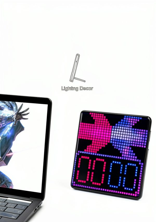 Divoom Pixoo Max provides a 32x32 LED screen controllable via-8