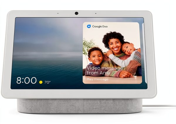 Google Nest Hub Max 10" Smart Display with Google Assistant - Chalk-0